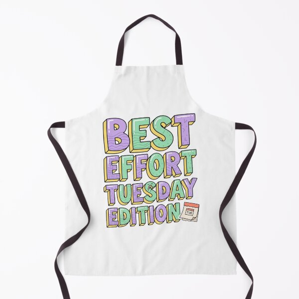 Item preview, Best Effort Tuesday Edition Calendar Tee designed and sold by AURA Vibes.