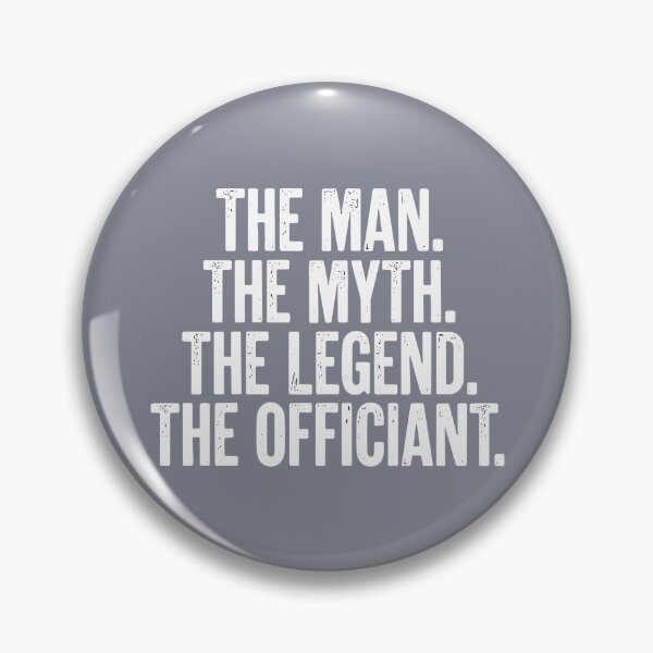 Item preview, The Man The Myth The Legend The Officiant Wedding Ceremony  designed and sold by SofiBlair.