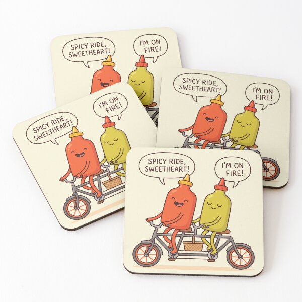 Item preview, Funny Ketchup Mustard Tandem Bike designed and sold by Amir Faysal.