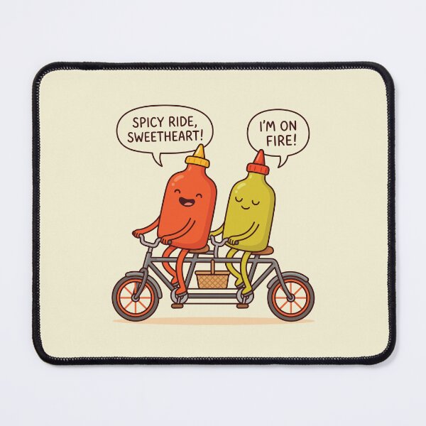 Item preview, Funny Ketchup Mustard Tandem Bike designed and sold by Amir Faysal.