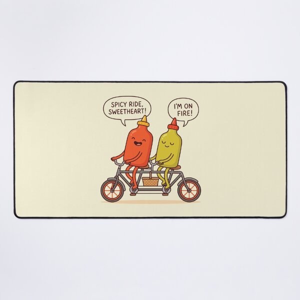 Item preview, Funny Ketchup Mustard Tandem Bike designed and sold by Amir Faysal.