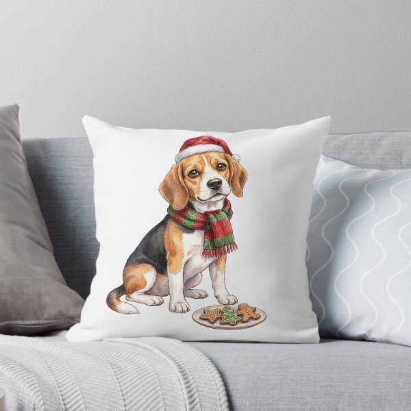 Item preview, Beagle Christmas Santa Cookies designed and sold by Tiffany Roy.