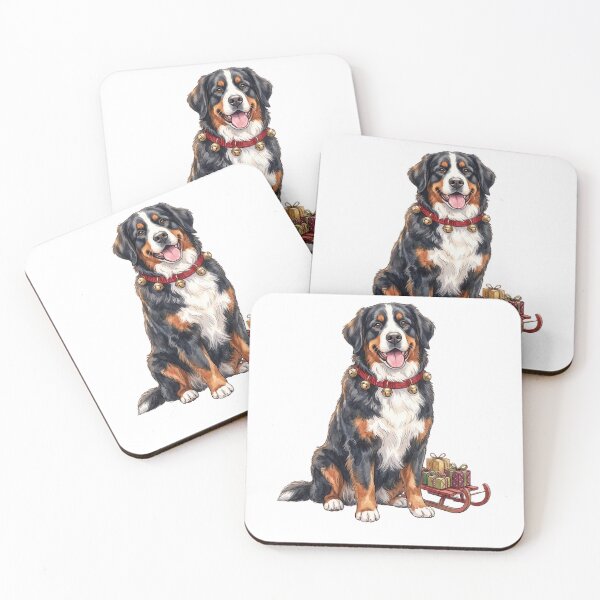 Item preview, Bernese Mountain Dog Christmas designed and sold by Tiffany Roy.