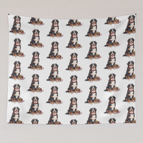 Item preview, Bernese Mountain Dog Christmas designed and sold by Tiffany Roy.