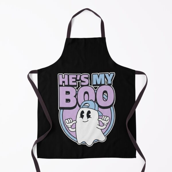 Item preview, He's My Boo Matching Couples Halloween Costume Retro Cartoon Ghost Shirt    designed and sold by TeNovaStudio ⭐⭐⭐⭐⭐.