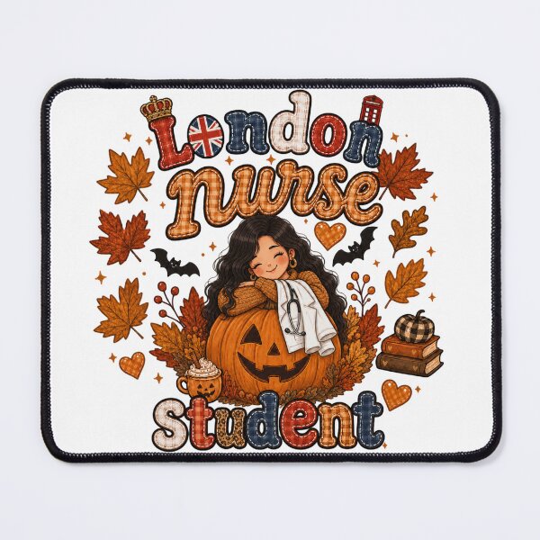 Item preview, London Nurse Student Autumn Pumpkin Halloween designed and sold by TheChalkyFox.