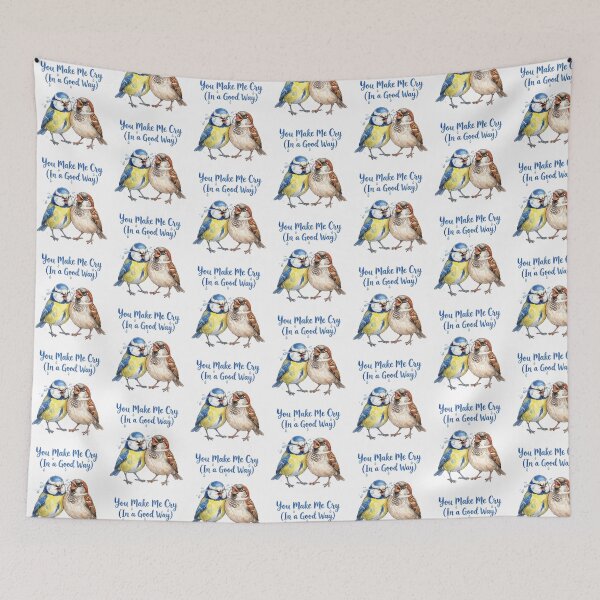 Item preview, Happy Crying Birds Laughing designed and sold by Tiffany Roy.