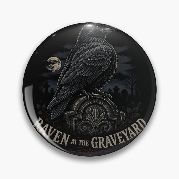 Item preview, Raven at the Graveyard Raven Portrait Scene designed and sold by RoyesButler.