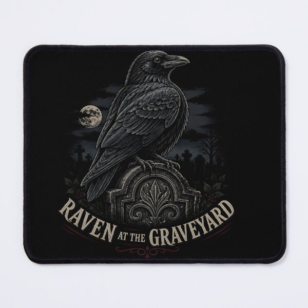 Item preview, Raven at the Graveyard Raven Portrait Scene designed and sold by RoyesButler.