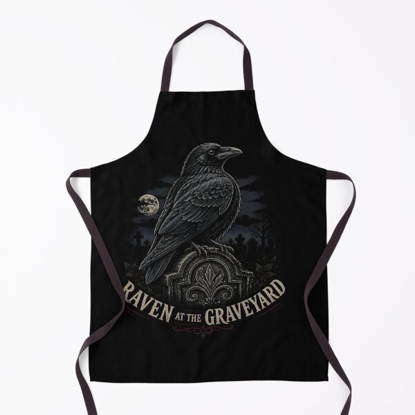 Item preview, Raven at the Graveyard Raven Portrait Scene designed and sold by RoyesButler.