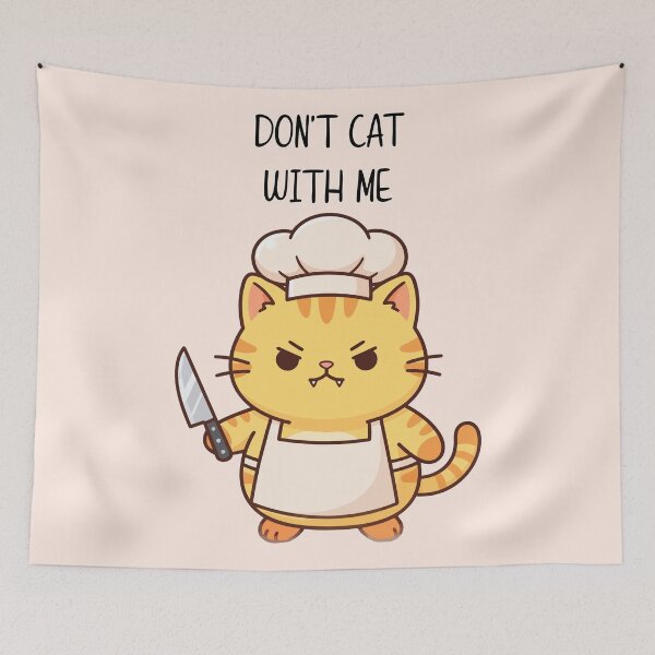 Item preview, Angry Chef Cat designed and sold by Amir Faysal.