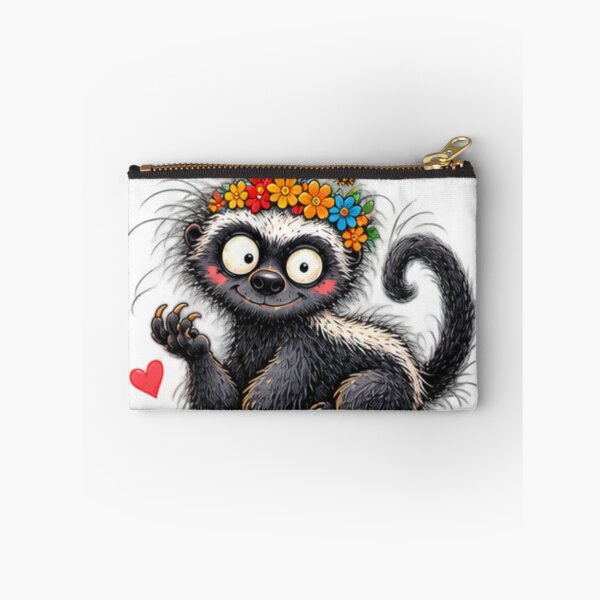 Item preview, Feeling Cute Might Bite Honey Badger Flower Crown designed and sold by paintingnou.