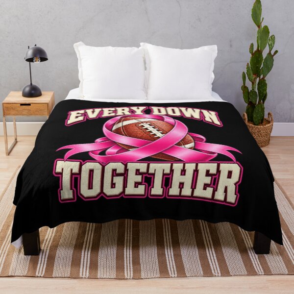 Item preview, Football Breast Cancer Awareness Pink Ribbon Game Day Design designed and sold by Trendably.