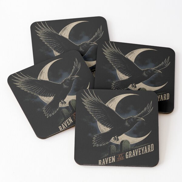 Item preview, Raven at the Graveyard Raven Flight designed and sold by RoyesButler.