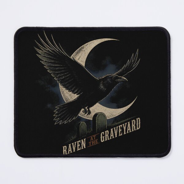 Item preview, Raven at the Graveyard Raven Flight designed and sold by RoyesButler.