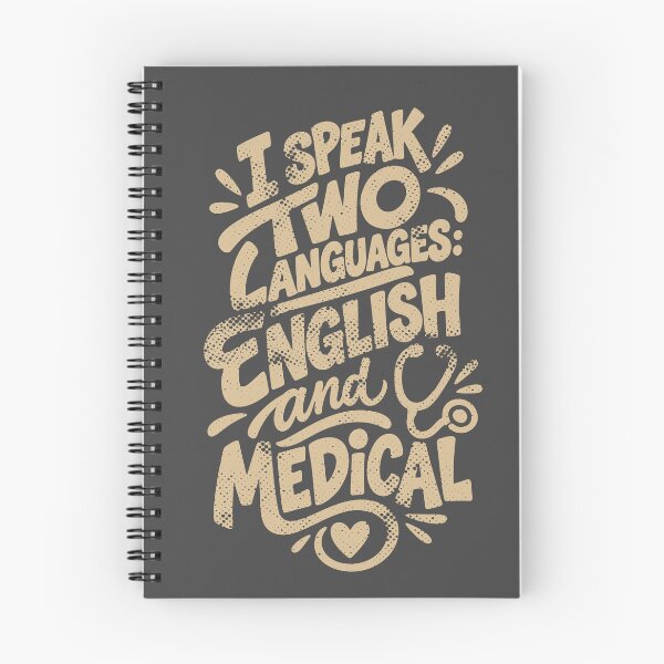 Item preview, I Speak Two Languages English and Medical – Funny Nurse T-Shirt Gift RN designed and sold by KiwyStudio.