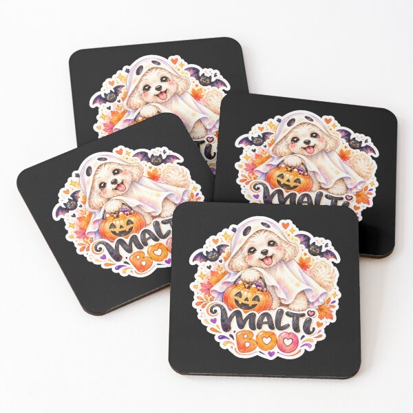 Item preview, Malti Boo Cute Maltipoo Halloween Ghost designed and sold by GusiaTreasures.