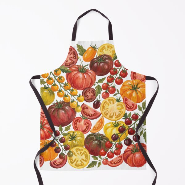 Item preview, Tomato Watercolor Pattern | Botanical Tomatoes & Garden Harvest designed and sold by HelgaCraftery.