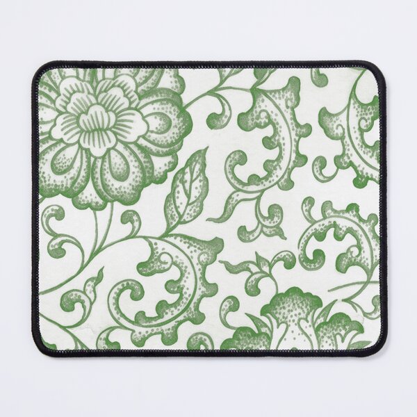 Item preview, Green Chinoiserie Peony Porcelain Pattern designed and sold by Fani*.