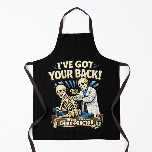 Item preview, Funny Skeleton Chiropractor designed and sold by SidTastic .