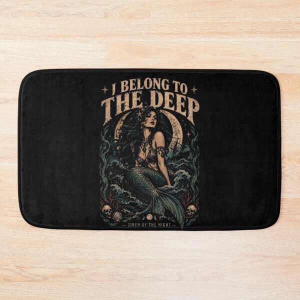 Item preview, Gothic Mermaid Siren – I Belong to the Deep Vintage Dark Fantasy designed and sold by AS94 Creative Designs.