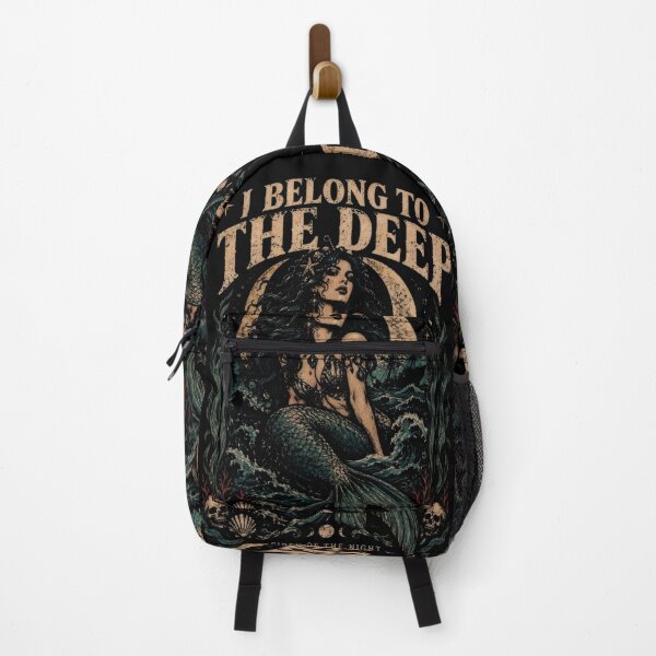 Item preview, Gothic Mermaid Siren – I Belong to the Deep Vintage Dark Fantasy designed and sold by AS94 Creative Designs.