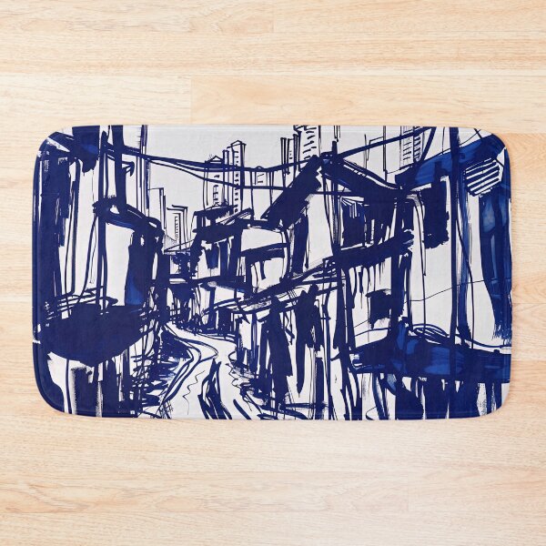 Item preview, Dongguan, China - Blue Abstract Art designed and sold by shadow-bloom.