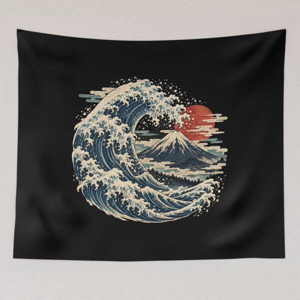 Item preview, Japanese Great Wave and Mount Fuji designed and sold by NTxPhotography.