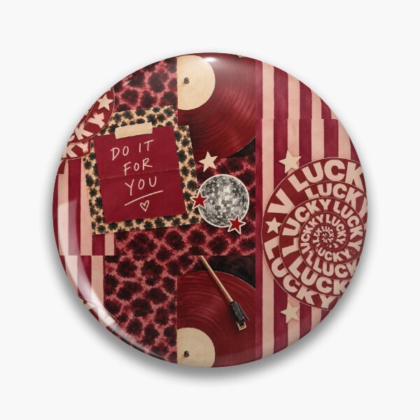 Item preview, Lucky Aesthetic - Vintage Burgundy Collage Square designed and sold by aztrends.