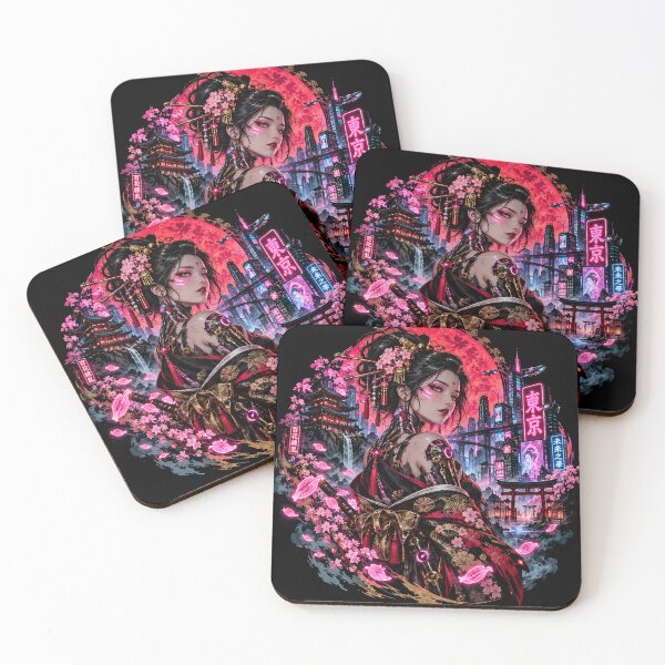 Item preview, Cyberpunk Geisha designed and sold by NTxPhotography.