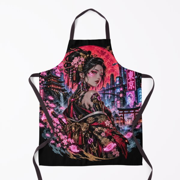 Item preview, Cyberpunk Geisha designed and sold by NTxPhotography.
