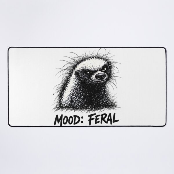 Item preview, Gritty Sketch Honey Badger Fierce Animal designed and sold by paintingnou.