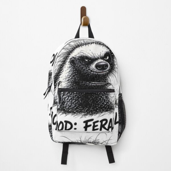 Item preview, Gritty Sketch Honey Badger Fierce Animal designed and sold by paintingnou.