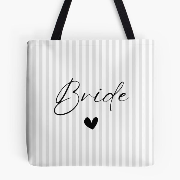 Item preview, Elegant Bride Script Typography and Heart Wedding Design | Minimalist Bridal Shower Gift | Future Mrs. and Bride Elegant Script designed and sold by Noe Mill.