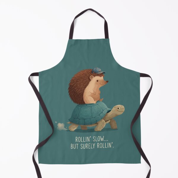 Item preview, Cute Hedgehog Riding Turtle designed and sold by Amir Faysal.