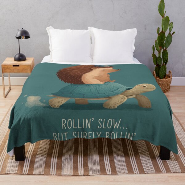 Item preview, Cute Hedgehog Riding Turtle designed and sold by Amir Faysal.