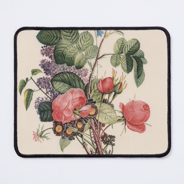 Item preview, Roses, Lilac, Auriculas & Bellflowers – Prévost Vintage Bouquet designed and sold by Dibohemia Revival.