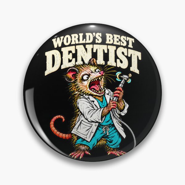 Item preview, Crazy Opossum Dentist With a Spinning Dental Drill designed and sold by Meandmyshop.