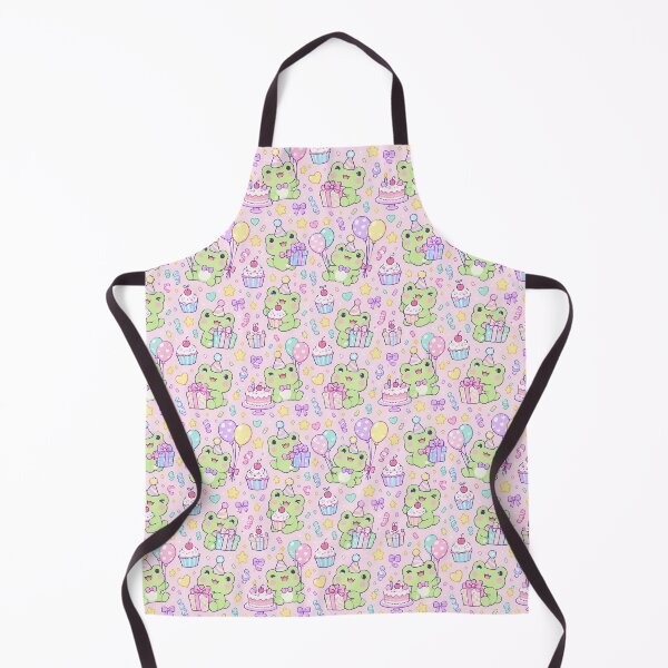 Item preview, Kawaii Birthday Frog Pattern designed and sold by Soft Berry Studio.