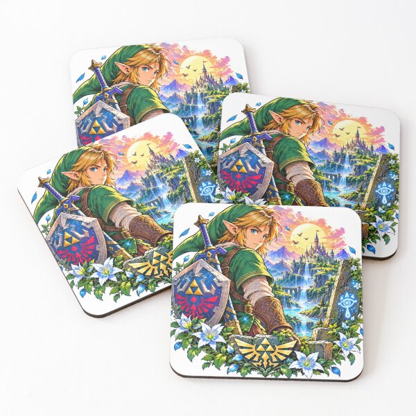 Item preview, Zelda Link Fantasy Adventure Art designed and sold by Mystic Wild Studio.