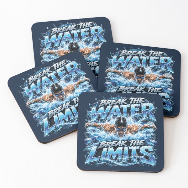 Item preview, Break The Limits | Competitive Swimming Motivation Gift For Swimmers designed and sold by M. Mamdouh Artworks.