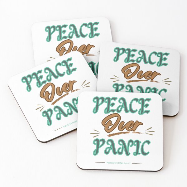Item preview, Peace Over Panic | Philippians 4:6–7 Christian Faith Design designed and sold by ThinkOnThis.