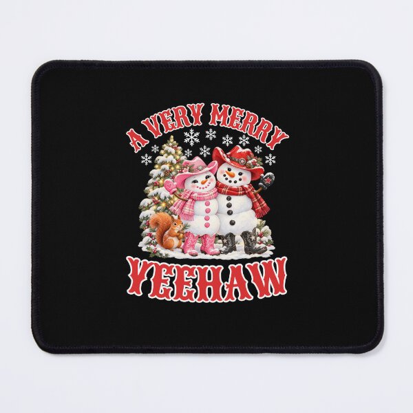 Item preview, A Very Merry Yeehaw Cowboy Snowman Christmas designed and sold by BigfeetLittlepaws.