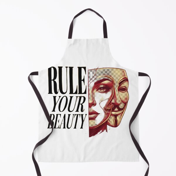 Item preview, Rule Your Beauty - Cyberpunk Anonymous Mask Aesthetic Streetwear Design designed and sold by SupernovaNote.