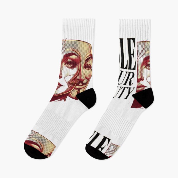 Item preview, Rule Your Beauty - Cyberpunk Anonymous Mask Aesthetic Streetwear Design designed and sold by SupernovaNote.
