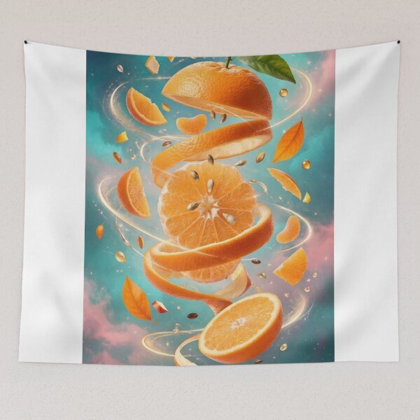 Item preview, Surreal orange in zero gravity designed and sold by Axokris.