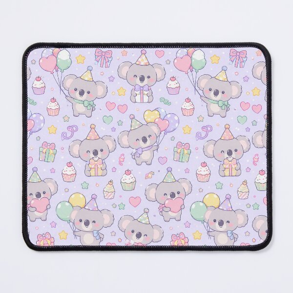 Item preview, Kawaii Birthday Koala Pattern designed and sold by Soft Berry Studio.