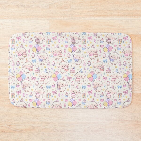 Item preview, Kawaii Birthday Sheep Pattern designed and sold by Soft Berry Studio.