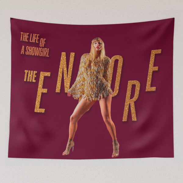 Item preview, Showgirl Encore Edition Taylor Sticker – Gold Glitter Encore Era Design designed and sold by taylorvinyls.