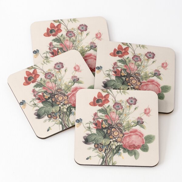Item preview, Roses, Anemones & Pansies – Prévost Bouquet No. 8 designed and sold by Dibohemia Revival.